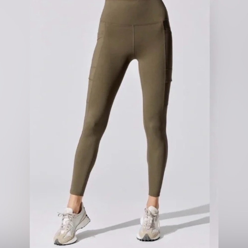 Carbon38 Utility Cargo Green High Rise Full Lengt… - image 1